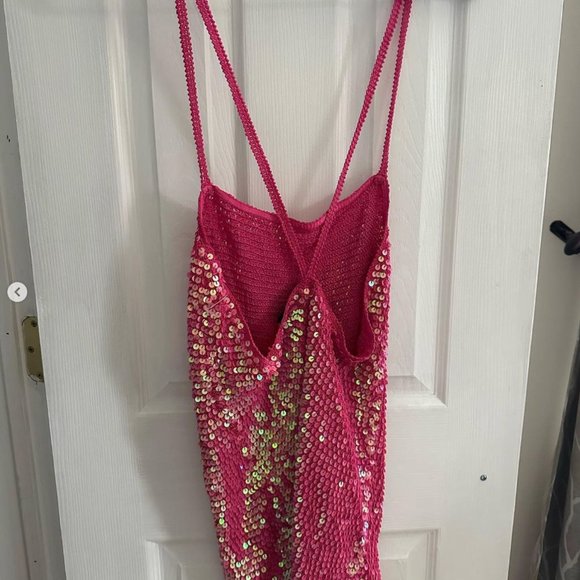 Retrofete Dresses Nwt Retrofete Kinley Dress In Iridescent Pink